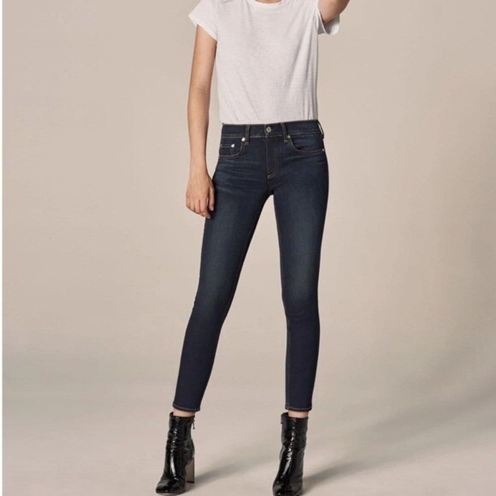 Rag &‎ Bone High Rise Ankle Skinny in Bedford Size 27